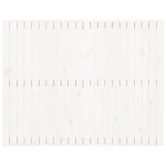 vidaXL Tăblie de pat pentru perete, alb, 140x3x110 cm, lemn masiv pin