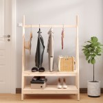 vidaXL Suport pentru haine, 100x45,5x150 cm, lemn masiv de pin vidaXL Suport pentru haine, 100x45,5x150 cm, lemn masiv de pin