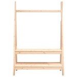vidaXL Suport pentru haine, 100x45,5x150 cm, lemn masiv de pin vidaXL Suport pentru haine, 100x45,5x150 cm, lemn masiv de pin
