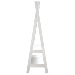 vidaXL Suport pentru haine, alb, 100x45,5x150 cm, lemn masiv de pin vidaXL Suport pentru haine, alb, 100x45,5x150 cm, lemn masiv de pin