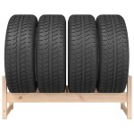 vidaXL Suport de anvelope, 120x40x40 cm, lemn masiv de pin vidaXL Suport de anvelope, 120x40x40 cm, lemn masiv de pin