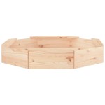 vidaXL Cutie de nisip cu scaune octogonale, lemn masiv de pin vidaXL Cutie de nisip cu scaune octogonale, lemn masiv de pin