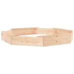 vidaXL Cutie de nisip cu scaune octogonale, lemn masiv de pin vidaXL Cutie de nisip cu scaune octogonale, lemn masiv de pin