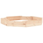 vidaXL Cutie de nisip cu scaune octogonale, lemn masiv de pin vidaXL Cutie de nisip cu scaune octogonale, lemn masiv de pin