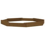 vidaXL Cutie de nisip cu scaune octogonale, maro miere, lemn masiv pin vidaXL Cutie de nisip cu scaune octogonale, maro miere, lemn masiv pin