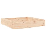 vidaXL Cutie de nisip pătrată cu scaune, lemn masiv de pin vidaXL Cutie de nisip pătrată cu scaune, lemn masiv de pin