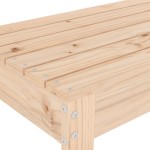 vidaXL Bancă de grădină, 80x38x45 cm, lemn masiv de pin vidaXL Bancă de grădină, 80x38x45 cm, lemn masiv de pin