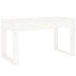 vidaXL Bancă de grădină, alb, 80x38x45 cm, lemn masiv de pin vidaXL Bancă de grădină, alb, 80x38x45 cm, lemn masiv de pin