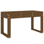 vidaXL Bancă de grădină, maro miere, 80x38x45 cm, lemn masiv de pin vidaXL Bancă de grădină, maro miere, 80x38x45 cm, lemn masiv de pin