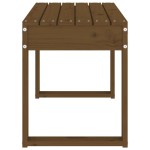 vidaXL Bancă de grădină, maro miere, 80x38x45 cm, lemn masiv de pin vidaXL Bancă de grădină, maro miere, 80x38x45 cm, lemn masiv de pin