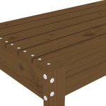 vidaXL Bancă de grădină, maro miere, 80x38x45 cm, lemn masiv de pin vidaXL Bancă de grădină, maro miere, 80x38x45 cm, lemn masiv de pin