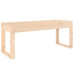 vidaXL Bancă de grădină, 110x38x45 cm, lemn masiv de pin vidaXL Bancă de grădină, 110x38x45 cm, lemn masiv de pin
