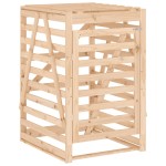 vidaXL Depozitare coș de gunoi, 84x90x128,5 cm, lemn masiv de pin vidaXL Depozitare coș de gunoi, 84x90x128,5 cm, lemn masiv de pin