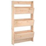 vidaXL Jardinieră de perete cu 3 niveluri 60x18,5x110 cm lemn pin vidaXL Jardinieră de perete cu 3 niveluri 60x18,5x110 cm lemn pin