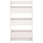 vidaXL Jardinieră de perete cu 3 niveluri alb 60x18,5x110 cm lemn pin vidaXL Jardinieră de perete cu 3 niveluri alb 60x18,5x110 cm lemn pin