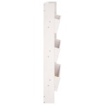 vidaXL Jardinieră de perete cu 3 niveluri alb 60x18,5x110 cm lemn pin vidaXL Jardinieră de perete cu 3 niveluri alb 60x18,5x110 cm lemn pin