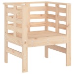 vidaXL Scaune de grădină, 2 buc., 61,5x53x71 cm, lemn masiv de pin