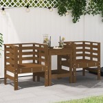 vidaXL Scaune grădină, 2 buc., maro miere 61,5x53x71 cm lemn masiv pin vidaXL Scaune grădină, 2 buc., maro miere 61,5x53x71 cm lemn masiv pin