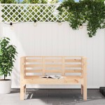 vidaXL Bancă de grădină, 111,5x53x71 cm, lemn masiv de pin vidaXL Bancă de grădină, 111,5x53x71 cm, lemn masiv de pin