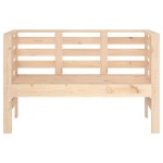 vidaXL Bancă de grădină, 111,5x53x71 cm, lemn masiv de pin vidaXL Bancă de grădină, 111,5x53x71 cm, lemn masiv de pin