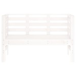 vidaXL Bancă de grădină, alb, 111,5x53x71 cm, lemn masiv de pin
