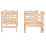 vidaXL Set mobilier de grădină, 3 piese, lemn masiv de pin vidaXL Set mobilier de grădină, 3 piese, lemn masiv de pin