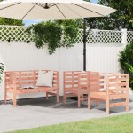 vidaXL Set mobilier de grădină, 3 piese, lemn masiv douglas vidaXL Set mobilier de grădină, 3 piese, lemn masiv douglas