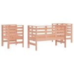 vidaXL Set mobilier de grădină, 3 piese, lemn masiv douglas vidaXL Set mobilier de grădină, 3 piese, lemn masiv douglas