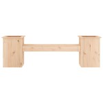 vidaXL Jardinieră bancă, 184,5x39,5x56,5 cm, lemn masiv de pin