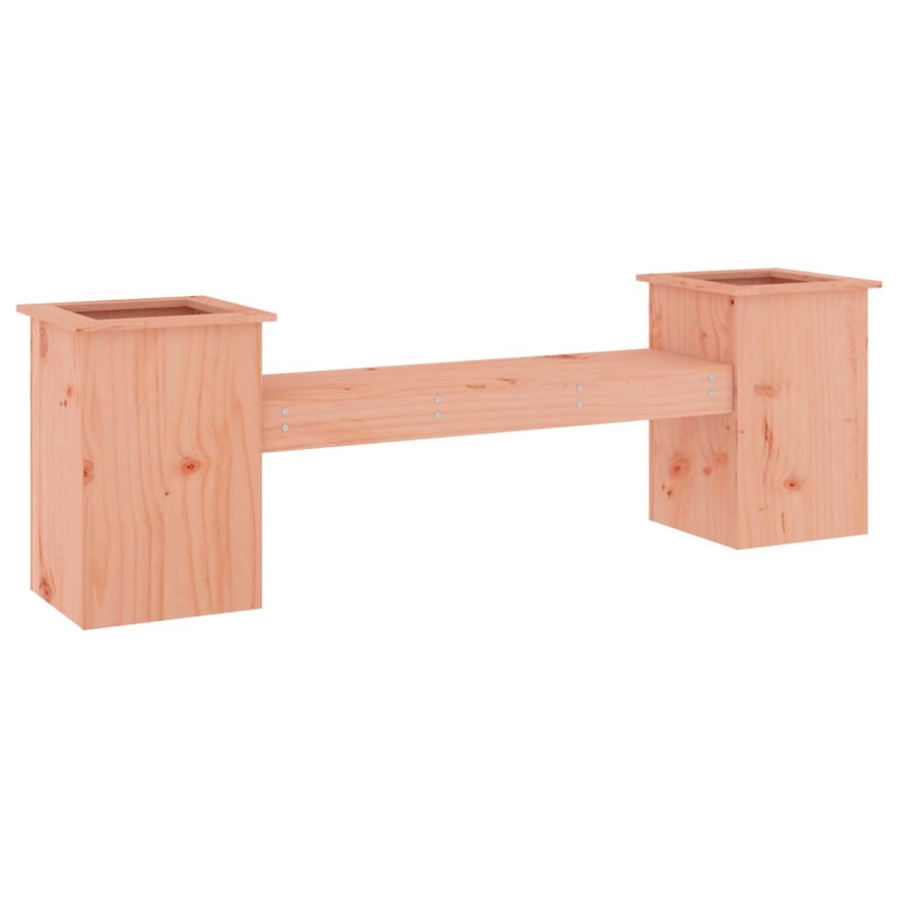 vidaXL Banchetă cu jardiniere, 184,5x39,5x56,5 cm, lemn masiv Douglas