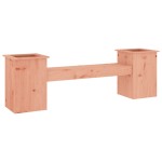 vidaXL Banchetă cu jardiniere, 184,5x39,5x56,5 cm, lemn masiv Douglas