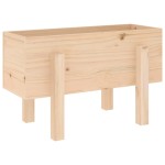 vidaXL Jardinieră de grădină, 62x30x38 cm, lemn masiv de pin vidaXL Jardinieră de grădină, 62x30x38 cm, lemn masiv de pin