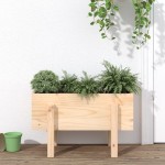 vidaXL Jardinieră de grădină, 62x30x38 cm, lemn masiv de pin vidaXL Jardinieră de grădină, 62x30x38 cm, lemn masiv de pin