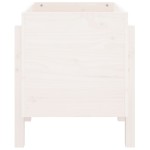 vidaXL Jardinieră de grădină, alb, 62x50x57 cm, lemn masiv de pin vidaXL Jardinieră de grădină, alb, 62x50x57 cm, lemn masiv de pin