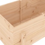 vidaXL Strat înălțat de grădină, 160x50x57 cm, lemn masiv de pin