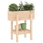 vidaXL Jardinieră de grădină, 62x30x69 cm, lemn masiv de pin vidaXL Jardinieră de grădină, 62x30x69 cm, lemn masiv de pin