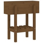 vidaXL Jardinieră de grădină, maro miere, 62x30x69 cm, lemn masiv pin vidaXL Jardinieră de grădină, maro miere, 62x30x69 cm, lemn masiv pin