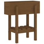 vidaXL Jardinieră de grădină, maro miere, 62x30x69 cm, lemn masiv pin vidaXL Jardinieră de grădină, maro miere, 62x30x69 cm, lemn masiv pin