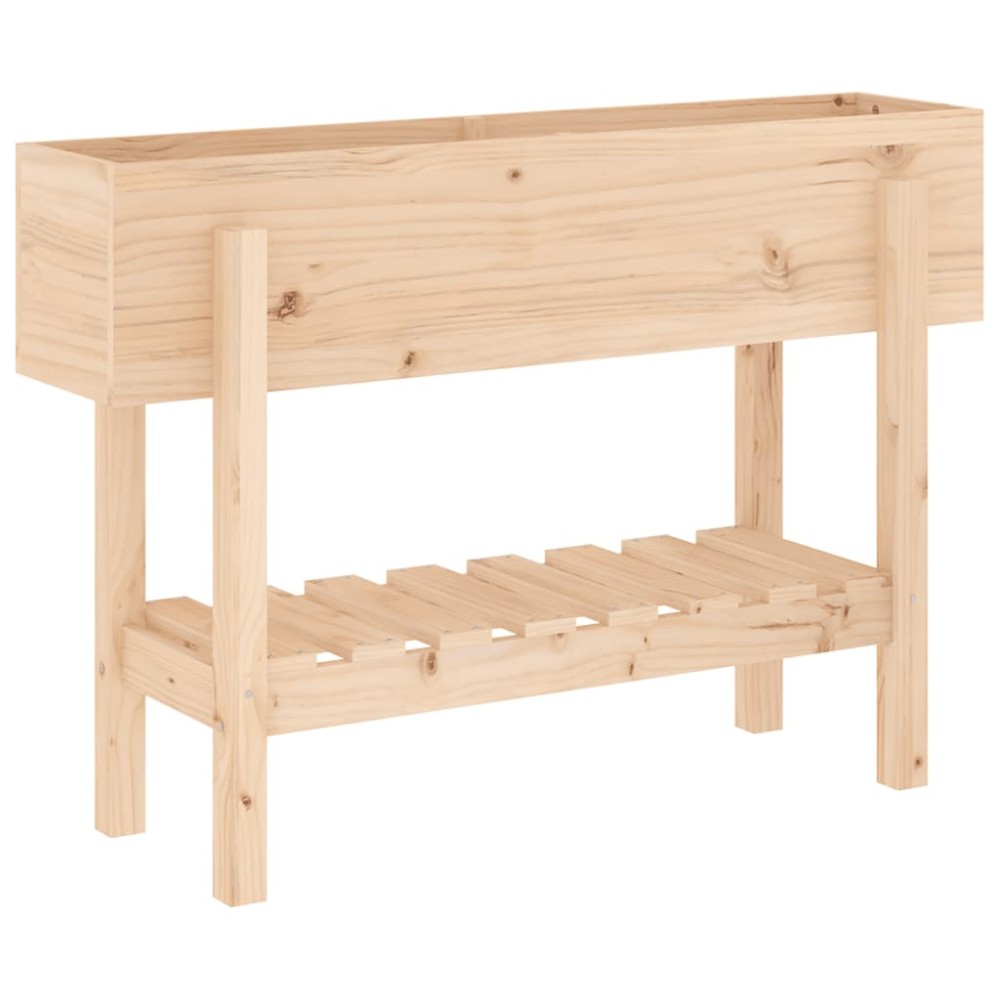 vidaXL Strat înălțat de grădină, 101x30x69 cm, lemn masiv de pin