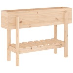 vidaXL Strat înălțat de grădină, 101x30x69 cm, lemn masiv de pin