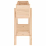 vidaXL Strat înălțat de grădină, 101x30x69 cm, lemn masiv de pin
