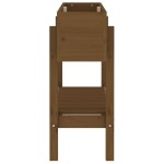 vidaXL Strat înălțat de grădină maro miere 101x30x69 cm lemn masiv pin vidaXL Strat înălțat de grădină maro miere 101x30x69 cm lemn masiv pin