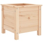 vidaXL Jardinieră de grădină, 40x40x39 cm, lemn masiv de pin vidaXL Jardinieră de grădină, 40x40x39 cm, lemn masiv de pin