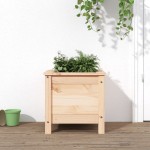 vidaXL Jardinieră de grădină, 40x40x39 cm, lemn masiv de pin vidaXL Jardinieră de grădină, 40x40x39 cm, lemn masiv de pin