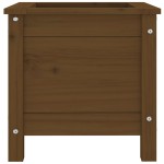 vidaXL Jardinieră de grădină, maro miere, 40x40x39 cm, lemn masiv pin vidaXL Jardinieră de grădină, maro miere, 40x40x39 cm, lemn masiv pin
