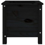 vidaXL Jardinieră de grădină, negru, 40x40x39 cm, lemn masiv pin vidaXL Jardinieră de grădină, negru, 40x40x39 cm, lemn masiv pin