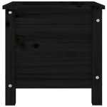 vidaXL Jardinieră de grădină, negru, 40x40x39 cm, lemn masiv pin vidaXL Jardinieră de grădină, negru, 40x40x39 cm, lemn masiv pin