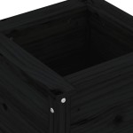 vidaXL Jardinieră de grădină, negru, 40x40x39 cm, lemn masiv pin vidaXL Jardinieră de grădină, negru, 40x40x39 cm, lemn masiv pin