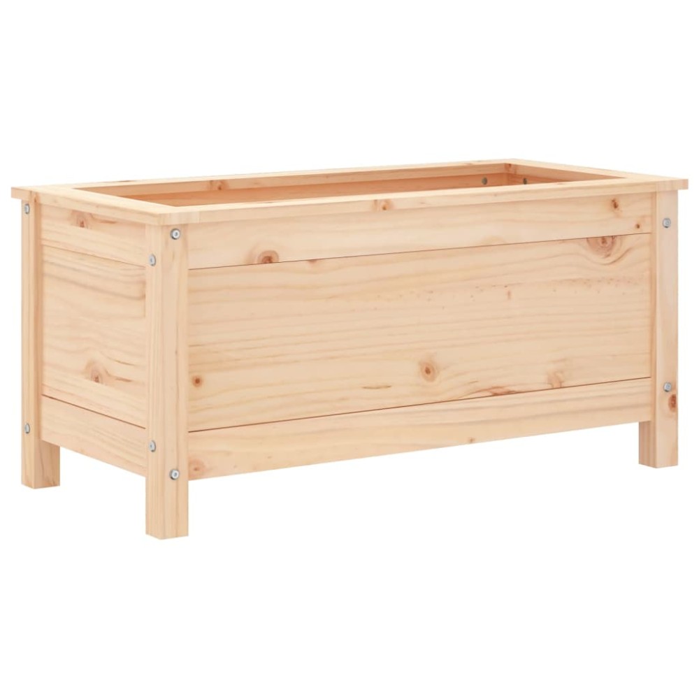 vidaXL Jardinieră de grădină, 82,5x40x39 cm, lemn masiv de pin
