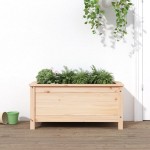 vidaXL Jardinieră de grădină, 82,5x40x39 cm, lemn masiv de pin